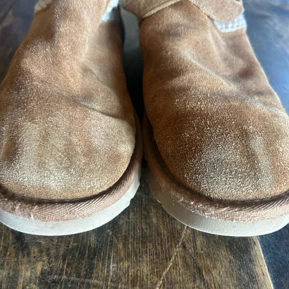 UGG‎ Purl Strap Boot 1098080 Chestnut Twinface 100% Authentic Size 8